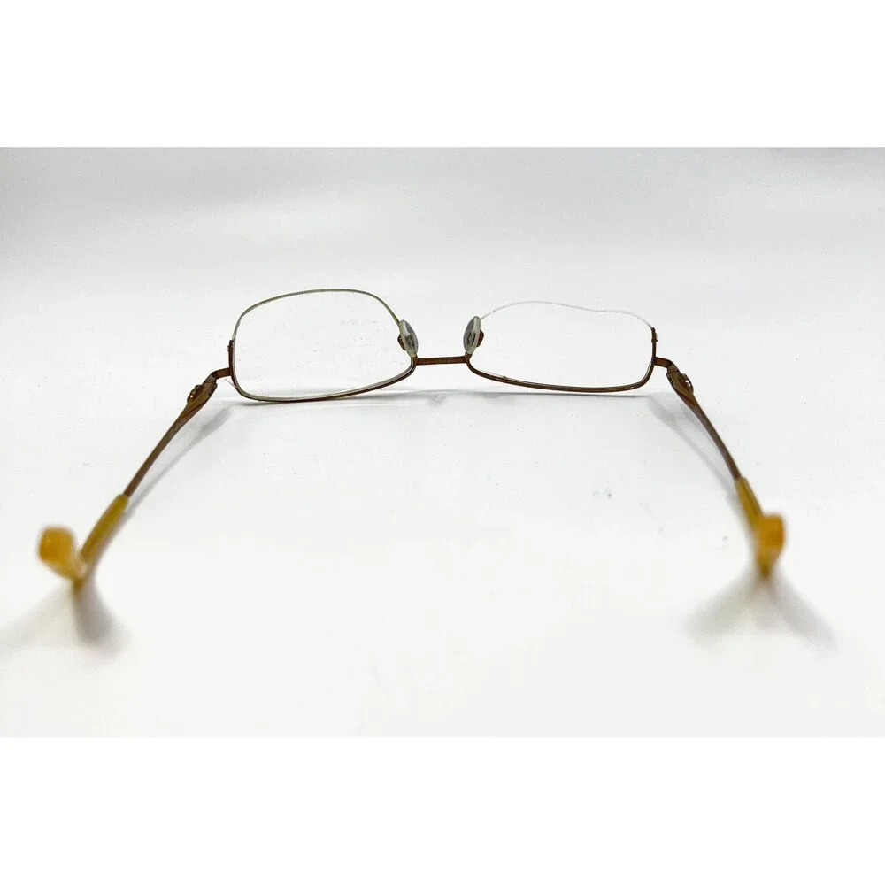 Titanium 220 Eyeglasses Frames Women Brown Rectangular T220-02 52-17-135